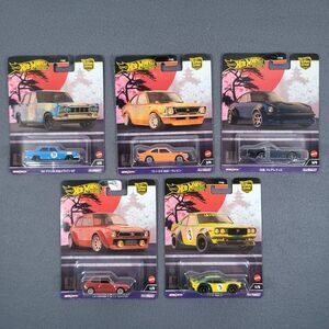 Hot Wheels Premium Japan Historics 4 Set of 5 Diecast Cars Nissan Toyota Honda